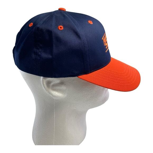 Stihl Team NWOT Snapback Navy Orange Trucker Cap Hat - Picture 2 of 6